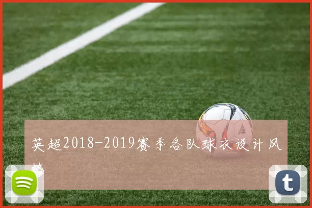 英超2018-2019赛季各队球衣设计风格
